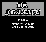 Dr. Franken Title Screen